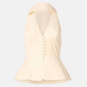 Reformation Off-White Rylan Vest Top in Size 6